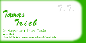 tamas trieb business card